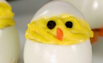 Рецепт гнездышки с пасхальными яйцами